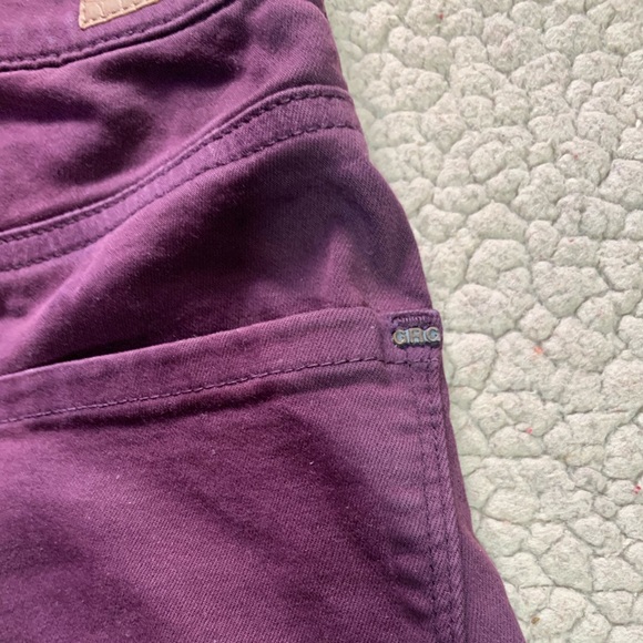 Garage Skinny Purple high-waist stretch Girls/Junior's Denim/Pants size 3 - Picture 14 of 15